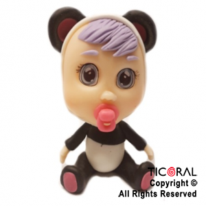 ADORNO CRY BABIES PANDY OSO PANDA PORCELANA FRIA x 1